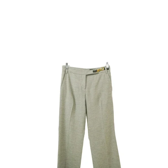 Gucci Women's Gray Wool Dress Pants - Used - Size 42